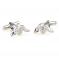 Silver Slithering Sneaky Snake Cufflinks2.jpg